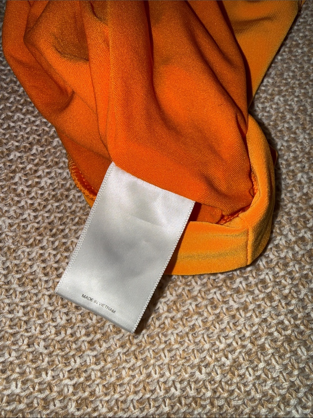 Express Bright Orange Halter Tank - Picture 4 of 6